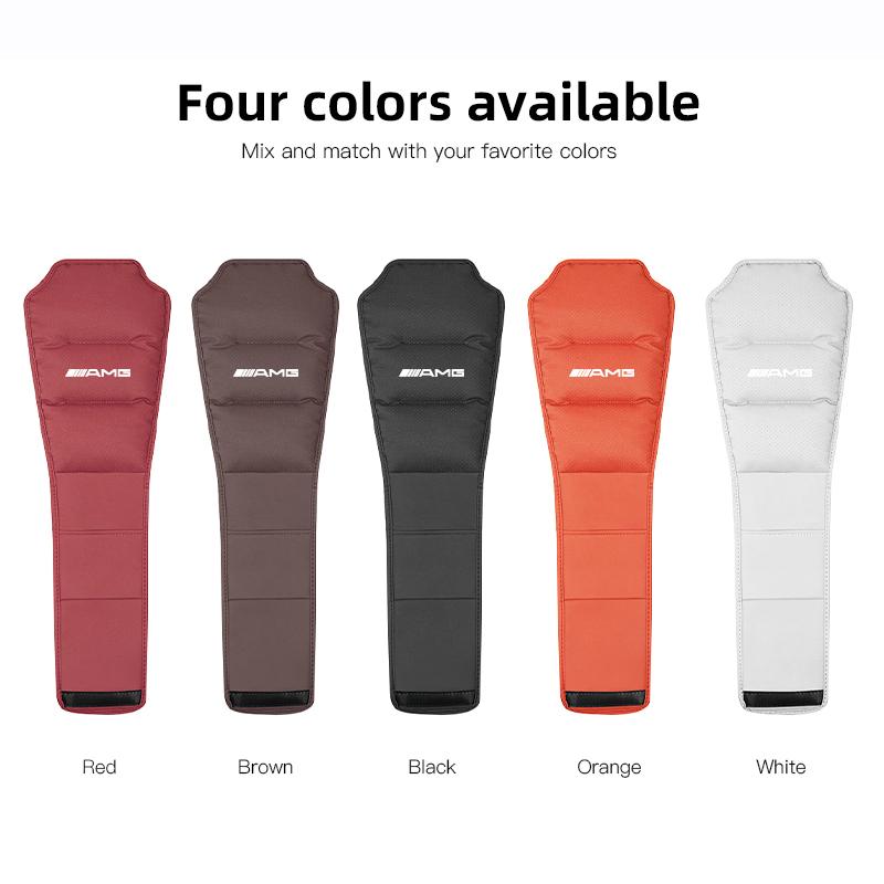 OZQU2 Car Headrest Protector Cover Leather Pillowcase For Mercedes Benz AMG W203 W205 W206 W211 W220 W212 W201 W210 W169 W177 GLK GLC