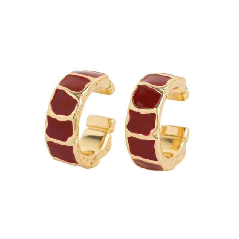 Trendy Chili Shaped Earrings Sturdy Stainless Metal Comfort Fit Ear Studs Jewelry For Women And Girls