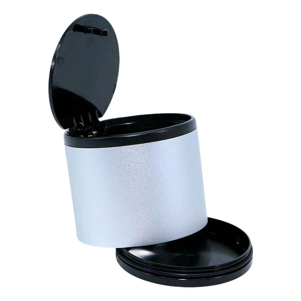 Mini Car Ashtray Multifunctional Anti Soot Flying Detachable Auto Ashtray with Press Lid for
