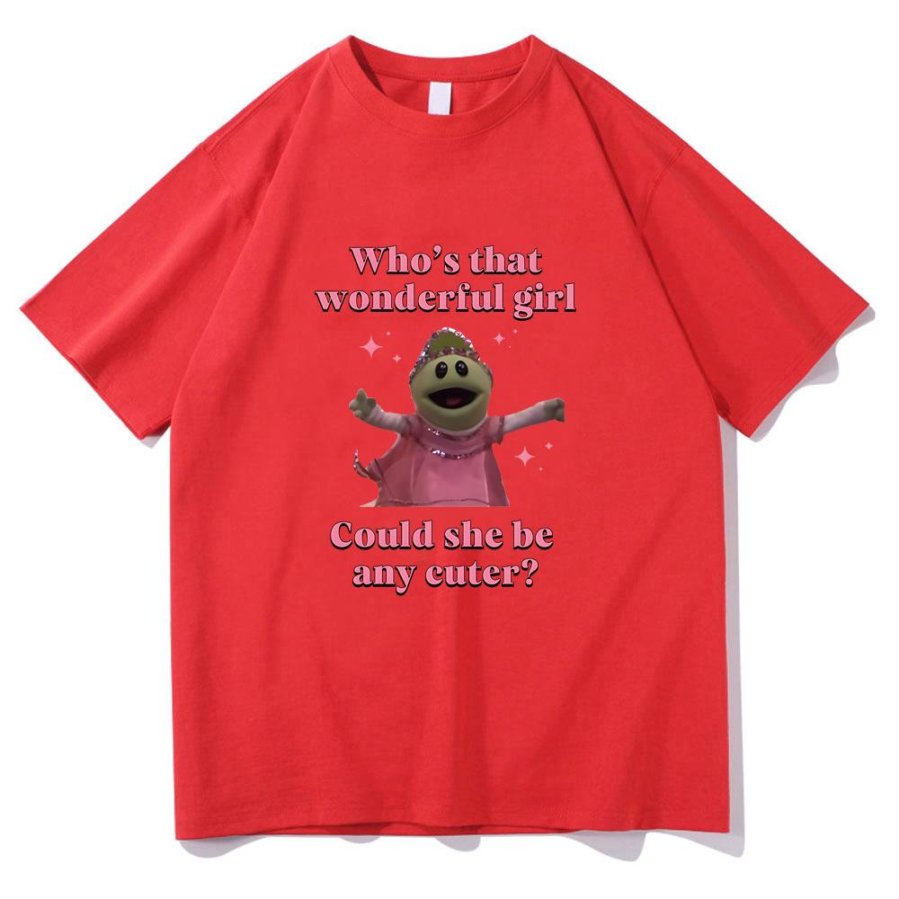 

Nanalan Who s That Wonderful Girl Tshirts Cartoon Kawaii Graphic Printing Tee-shirt Cotton Short Sleeve O-neck T-shirt Clothing S