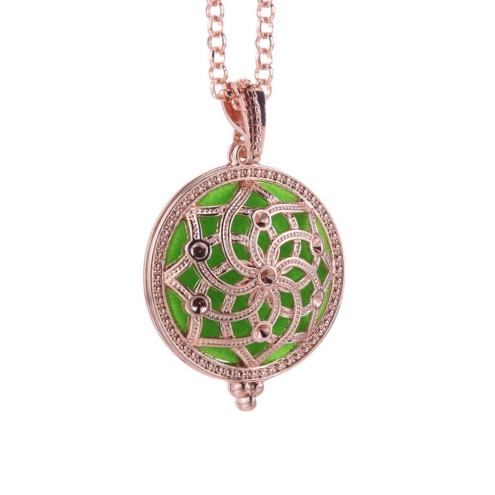 Aromatherapy Necklace Tree of Life Diffuser Jewelry Vintage Open Locket Pendant Essential Oil Perfume Aroma Diffuser Necklace