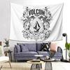 VVolcom Logo Tapestry Wall Hanging Aesthetic Home Decoration Tapestries for Living Room Bedroom