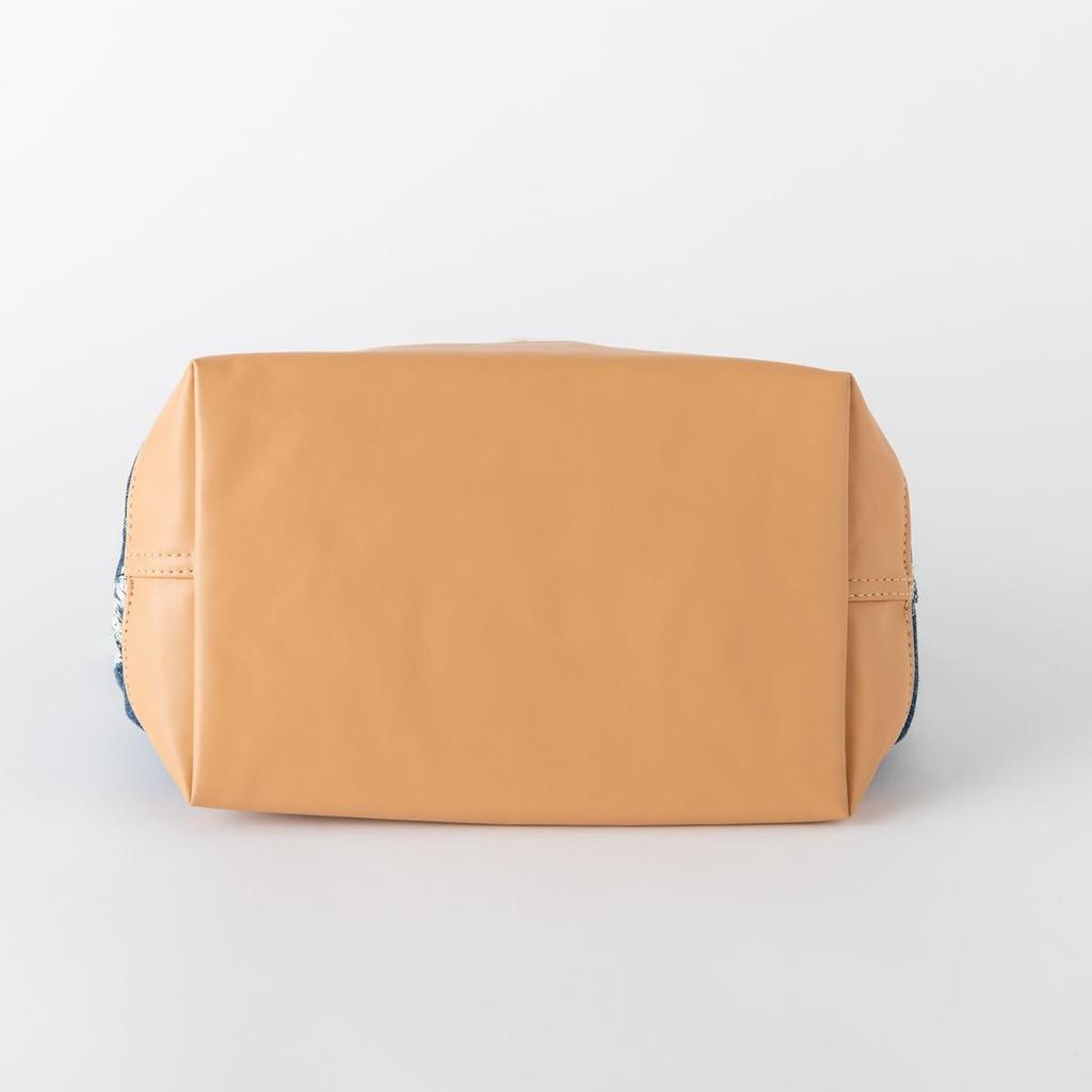 Bolsa Tote de Lona Vaquera de Camuflaje Dormilona y Linda con Cremallera, Bolsillos de Oveja, Divisores, (marina (Pequeña))