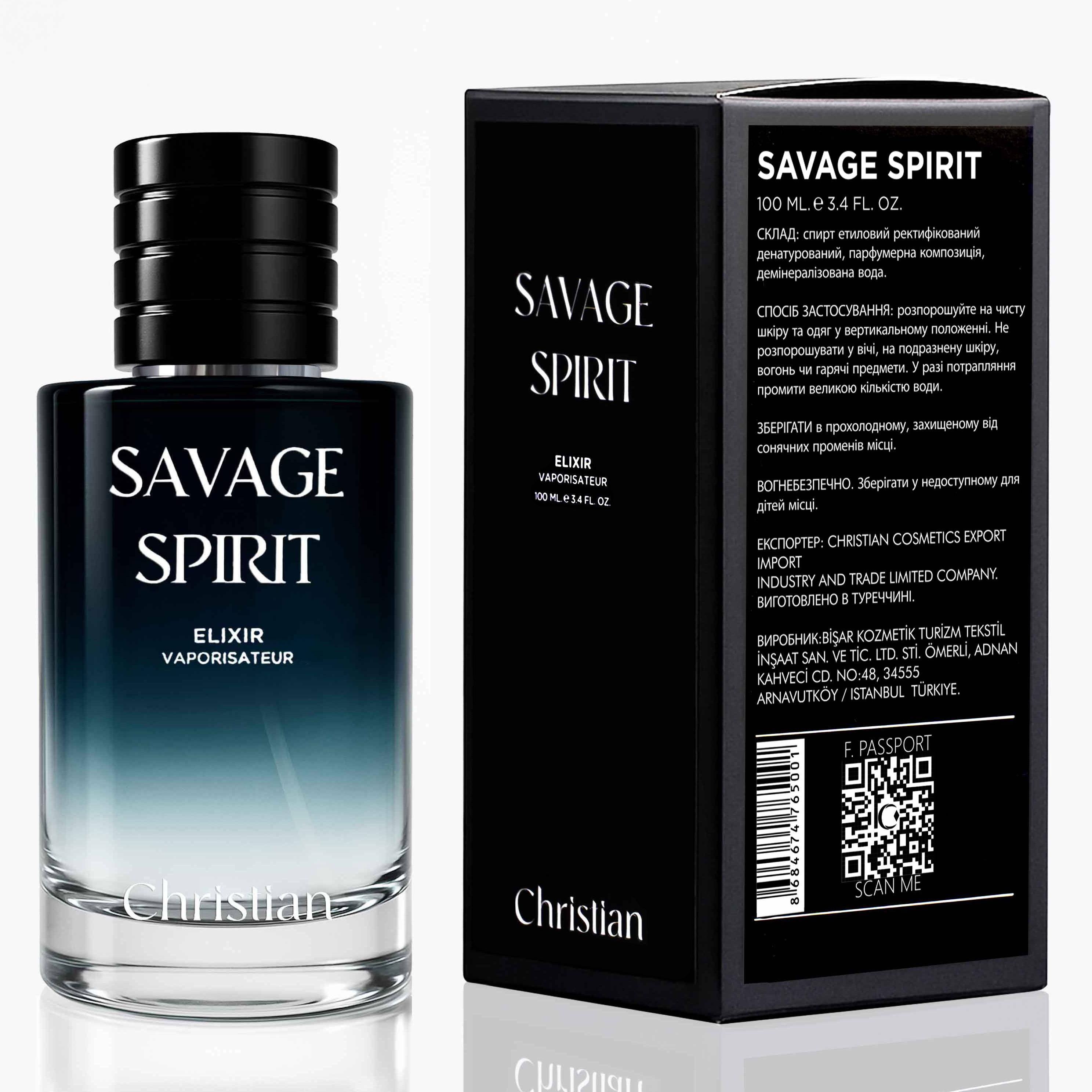 

Крістіан SAVAGE SPIRIT ELIXIR Чоловічий 50 ml