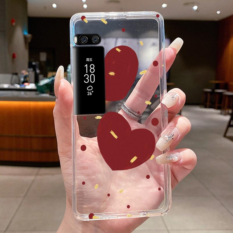 Phone Case For Meizu Pro 7 Case For Meizu Pro 7 Plus Capa Coque Flower Butterfly Thin Covers Transparent Soft Silicone TPU Cover