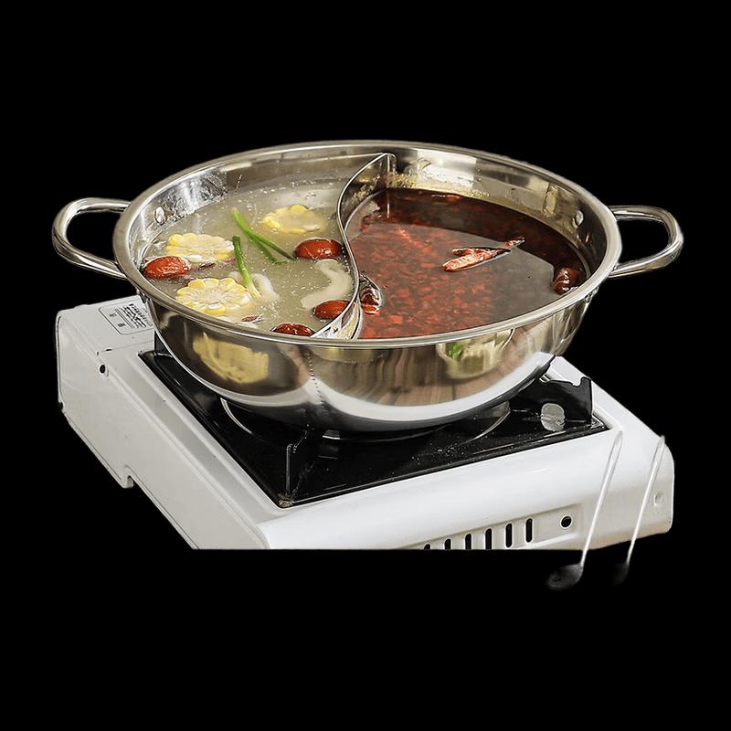 NHZHIW 36CM Stainless Steel Mandarin Duck Hot Pot