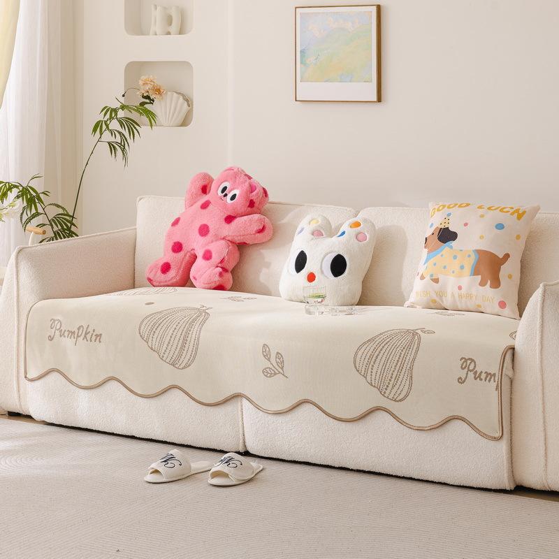 Summer Special-Shaped Ice Silk Sofa Seat Cushion  New One-Piece Cold Seat Cushion Summer Comfortable Non-Slip Mat Cushion