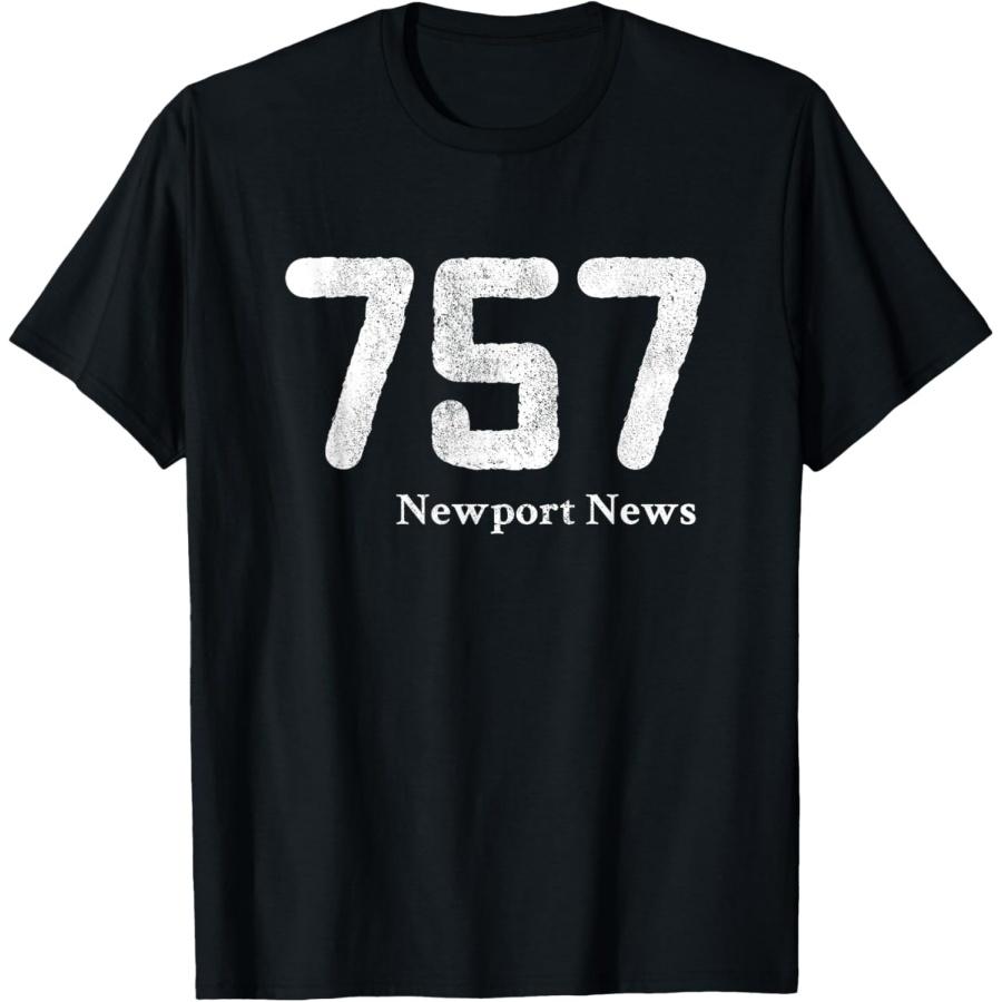 757 Area Code Newport News Shirt T-Shirt XXXXXL