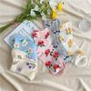 Sock Children's Mid-length Spring-autumn Cotton Socks, Cute and Sweet Flowered Socks, Versatile for An Academic Style.