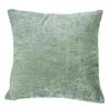 Coussin - Velours 40x40 Cm - Vert Celadon - Déhoussable - Confort Moelleux - OEKO-TEX®