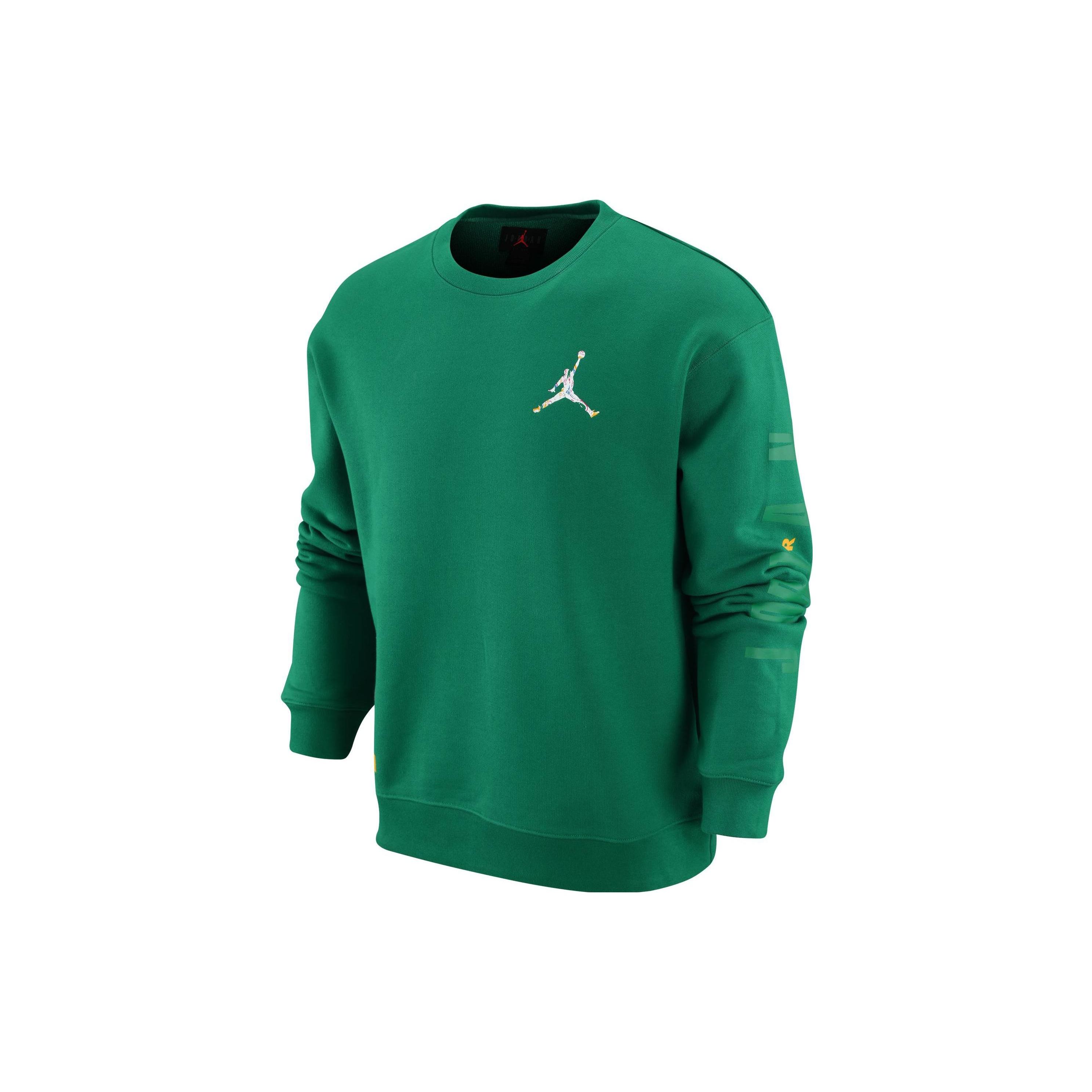 Air Jordan Flight Hoodie Green Men s FB7658-365 M