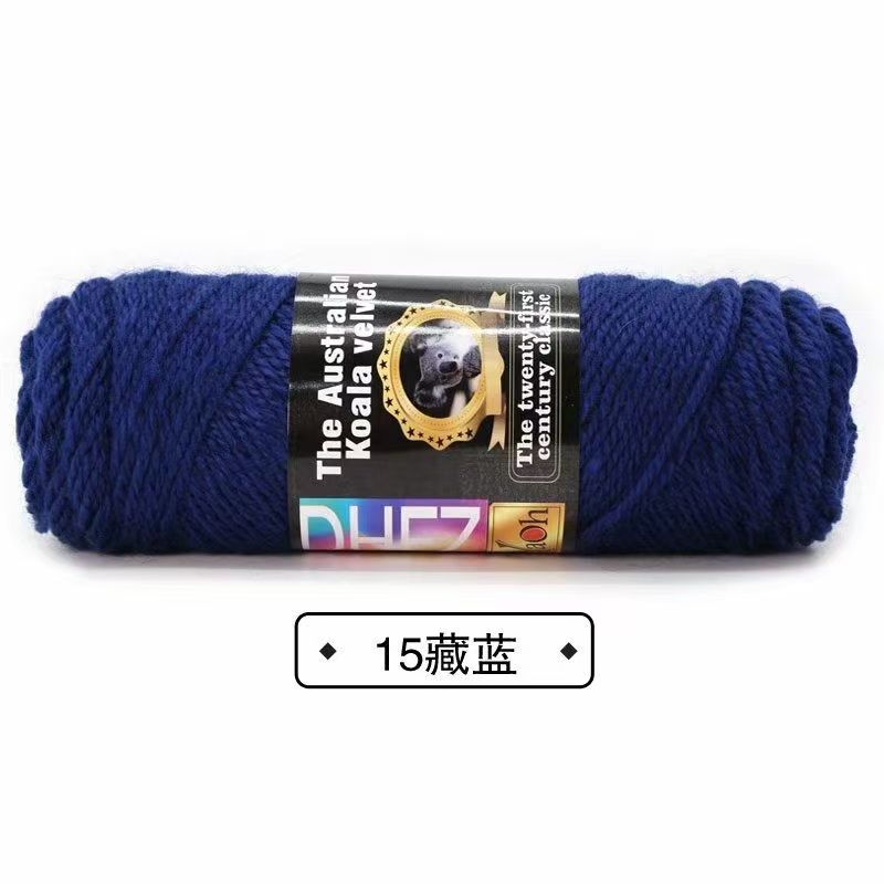 100G Wool Blended Koala Fleece Hand-knitted Medium Thick Yarn Rod Needle Thread Jacket Scarf DIY Knitting&Crocheting