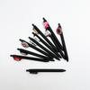 10Pcs Black Series Medical Pens, Quick-Dry Plastic Ballpoint Pens with Medium Tip, Suitable for Nurses and Healthcare Professionals, Retractable Closu