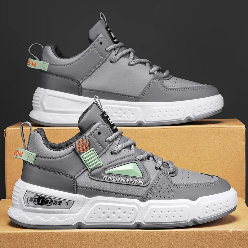 Fashion Platform Men Skateboarding Shoes Outdoor Casual Sneakers Breathable Tennis Walking Running Shoes Jogging Sport Shoes