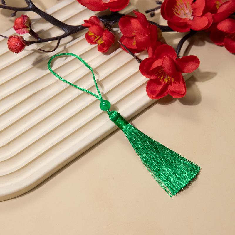 Yuxiao 7Cm Small Fringed Ear Beaded Thin Thread Bookmark Hanging Ear U Disk Sachet Sachet Pendant Fan Pendant