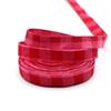 5 Yards 5 Yards Length Gingham Plaid Ribbon Pink Red Color DIY Hair Bow Ribbon  Garment Decoration