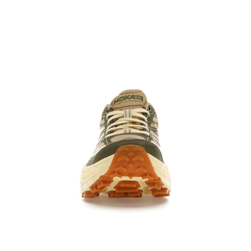 END. X HOKA Mafate Speed 2 Overland Unisex Sneakers Green Chive Flan 1155750-THV