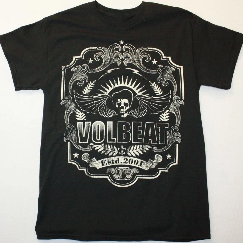 

Vtg VOLBEAT ESTD 2001 Heavy Cotton Black Full Size Unisex T Shirt US039 XL