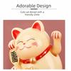 Waving Wealth Fortune Cat Figurine Mini Waving Hand Cat Ornaments Car Ornament  Car Decor