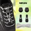 1Pair Press Lock Buckle Lazy Shoe Laces Elastic Round Shoelaces with For Kids Adults Suitable for A Variety of Shoes