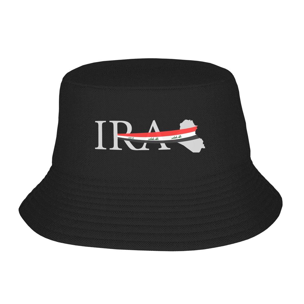 Iraq Flag Bucket Hats for Unisex Summer Vocation Sun Hats for Vacation Caps