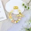 Color Cute Hand Drawn Beaded Mobile Phone Chain Pendant Anti Loss Phone Case Wrist Bag Hangings Decoration