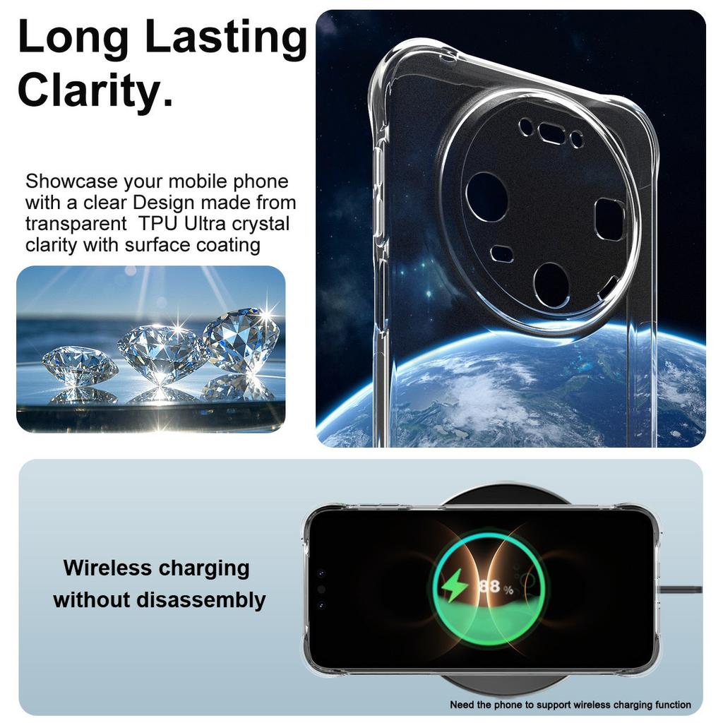 IMAK Etui do Huawei Mate 80/Mate 80 Pro Pokrowiec na telefon TPU Poduszka powietrzna Odporne na wstrząsy Ochrona