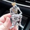 Car Air Vent Air Freshener Halloween Skull Ornament Essential Oil Diffuser Vent Air Car Accessories