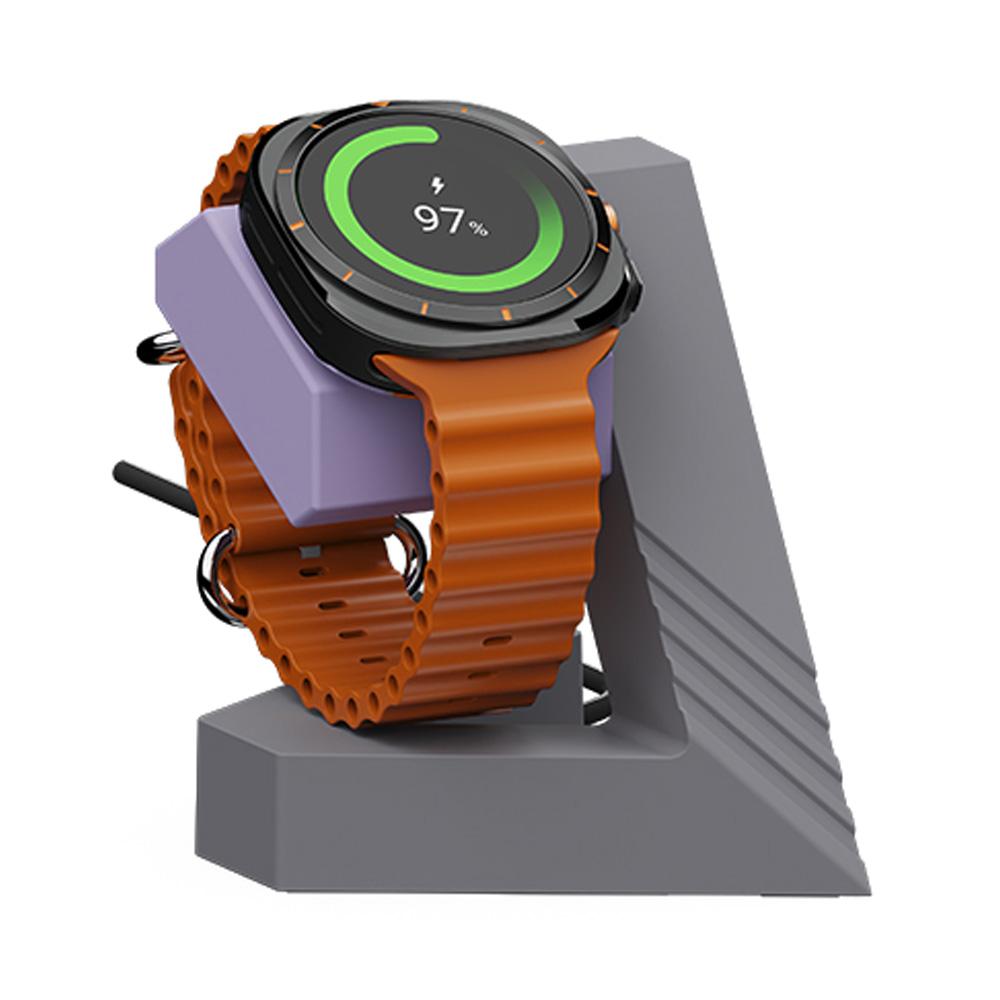 SIKAI Silicone Charging Stand for Samsung Galaxy Watch8 Ultra/Watch7/Watch6/Watch6 Classic Wireless Charging Station