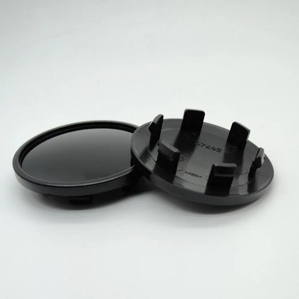 ASS1 4pcs 62mm Clips 47mm Blank No EMBLEM Car Wheel Center Caps No Logo Wheels Hub Cap Rim Hubcaps Dust Cover Replace Car Accessories
