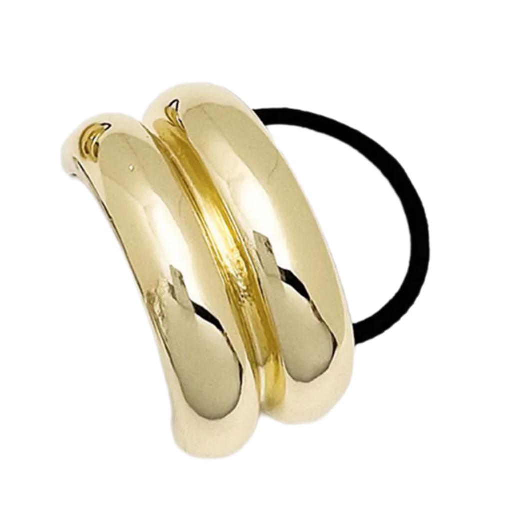 Irregular Geometric Hair Tie Elastic Hairs Scrunchie Ornament Decorated Ponytail Holder Accessory for Women Girls