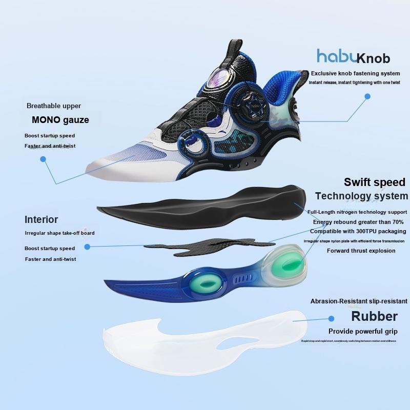 Anta Kids Asymmetrical 3.0 Shock Absorption Low Top Basketball Shoes Kids Sneaker White Black Green 312421120-2