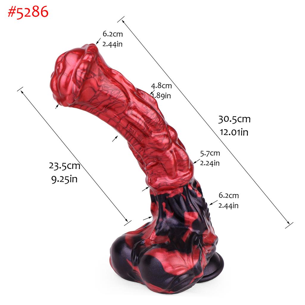 FAAK Fantasy Large Horse Dildo Sucker Silicone Multi Color Penis With Testis Sucker Female Masturbator Anal Plug For Women Men