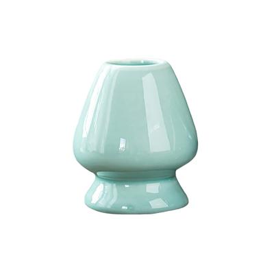 Tea Whisk Stand, Straightening and Resting Tea Whisk, Tea Ceremony Utensils, Matcha Utensils, Tea Ceremony Set, Ceramic (green)