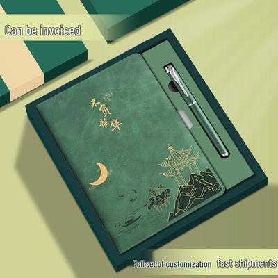 A5 Custom Thick Notebook: High-Value Student Prize & Enterprise Meeting Journal with Logo Printing.