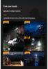 USB Rechargeable LED Headlamp for Cycling & Night Running - High-Intensity, Cross-Border Wave-Sensing