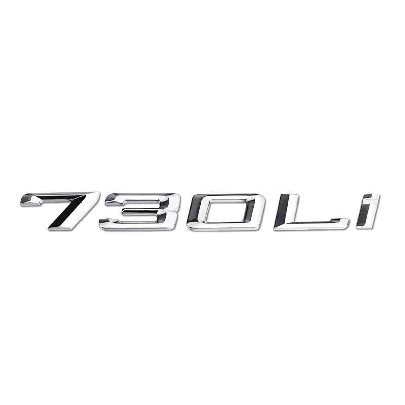 FOR Bmw logo 7 series 730Li 740Li 745Li 750 760Li digital logo with silver logo at the back and car accessories.Quick delivery. bzbf85