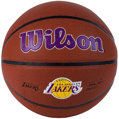 Wilson Team Alliance Los Angeles Lakers Ball, Unisex, brauner Basketball