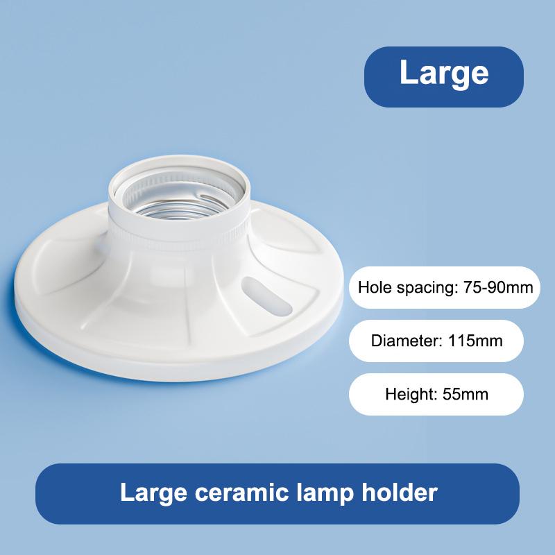 250V E27 Lamp Holder Socket Ceiling Mounted, Bakelite Porcelain Base Screw Edison Bulb Socket For Home Project Use T3Y4