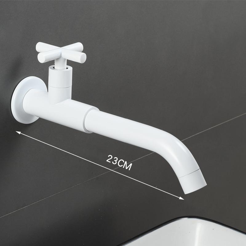 1PC Thread G1/2' Antique Gold Black Extended Single Cold Mop Pool Bathroom Sink Tap Splash Proof Toilet In-Wall Washbasin Faucet