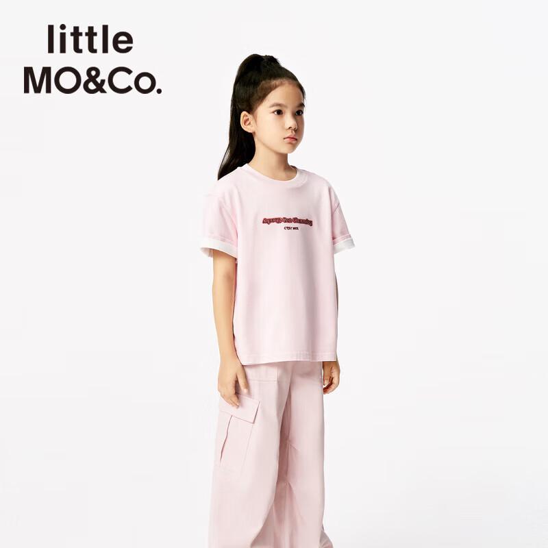 little MO&Co. Kids' Cotton Graphic Short-Sleeve T-Shirt