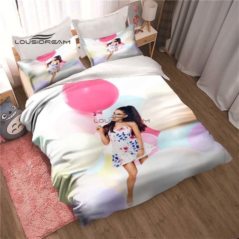 Pop Singer A-Ariana Grand Bedding Sets exquisite bed supplies set duvet cover bed comforter set bedding set luxury birthday gift