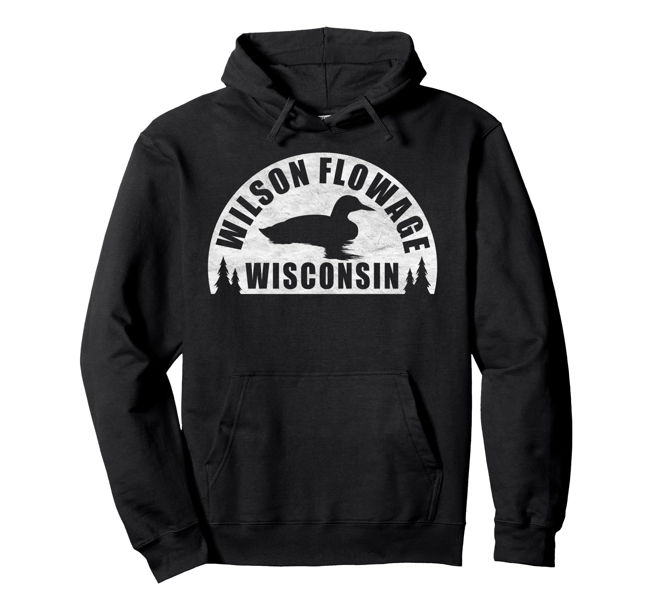

Wilson Flowage Northern Wisconsin Loon Hoodie
