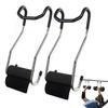 1Pair Dumbbell Spotter Hook Hangers Portable Heavy Power Dumbbells Rack Attachments Dumbbell Hook Barbell Attachments
