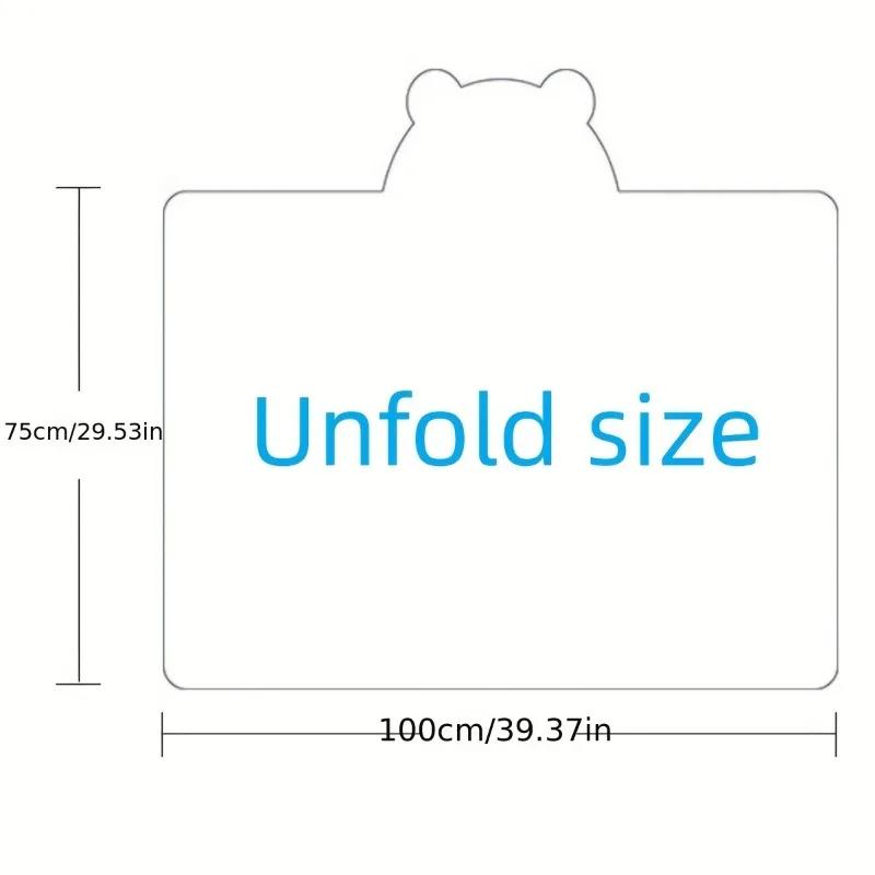 Babydecken Superweiche Konditionierungsdecke für Babymädchen und -jungen Niedliche Plüschbär-Babydecken Baby-Swaddle-Decke Rosa