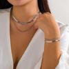 Double Snake Bone Jewellery Necklaces Women Hundreds Of Fine Chain Jumper Chain Hip Hop Set Necklace Jewellery
