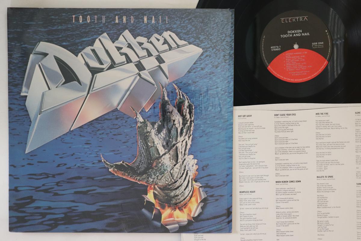 

LP Пластинка DOKKEN - Tooth And Nail 603761 ELEKTRA 1984 США Металл Б/У