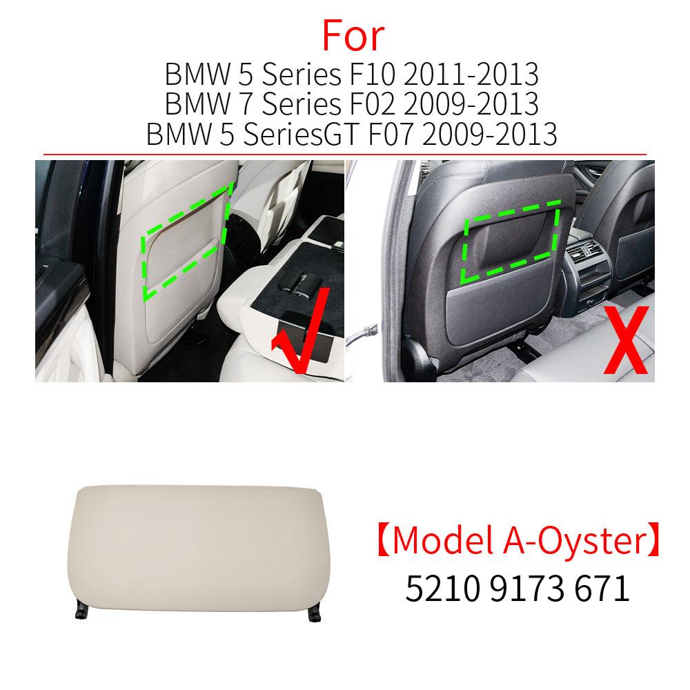 Für BMW F10 F10 F06 F07 F02 Auto-Rücksitzlehnen-Panel Leder-Rückenlehnen-Aufbewahrungstaschen-Abdeckung Zubehör für BMW 5 6 7 Serie 520 630 740