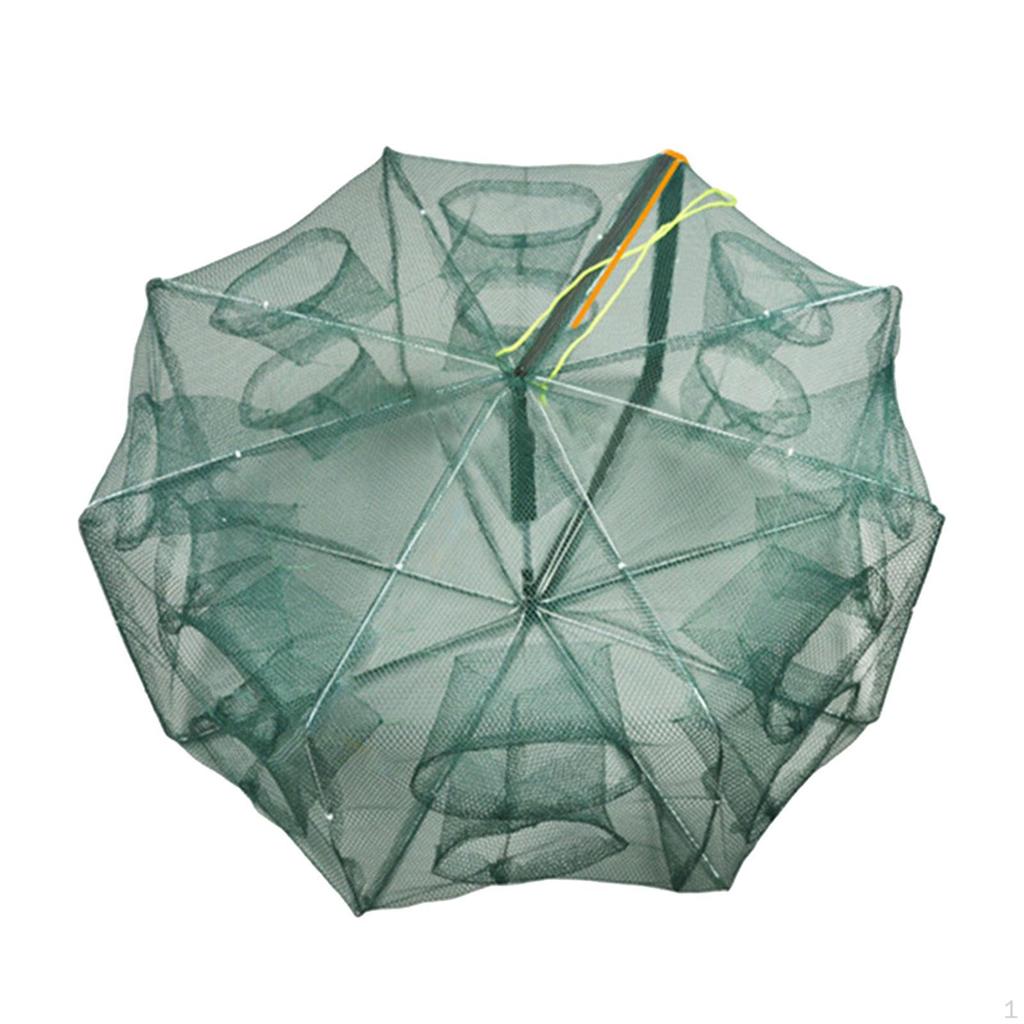 Collapsible Plastic Portable Automatic Net for Lobster Pots Line Kit Fish Fishing Lovers