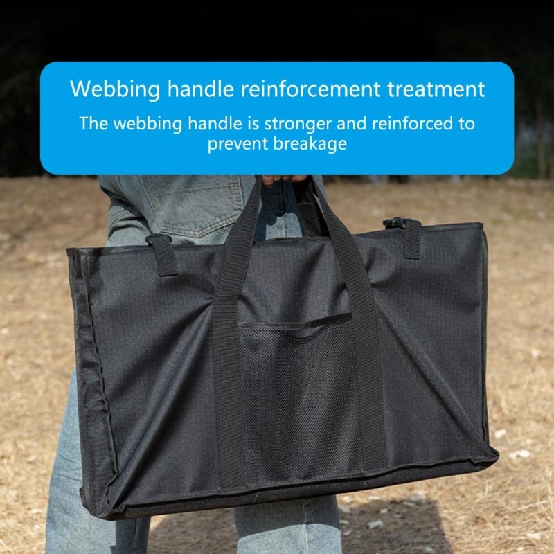 Portable Folding Table Storage Bag Waterproofs Table Carry Bag with Handle for Folding Picnics Camping Card Table